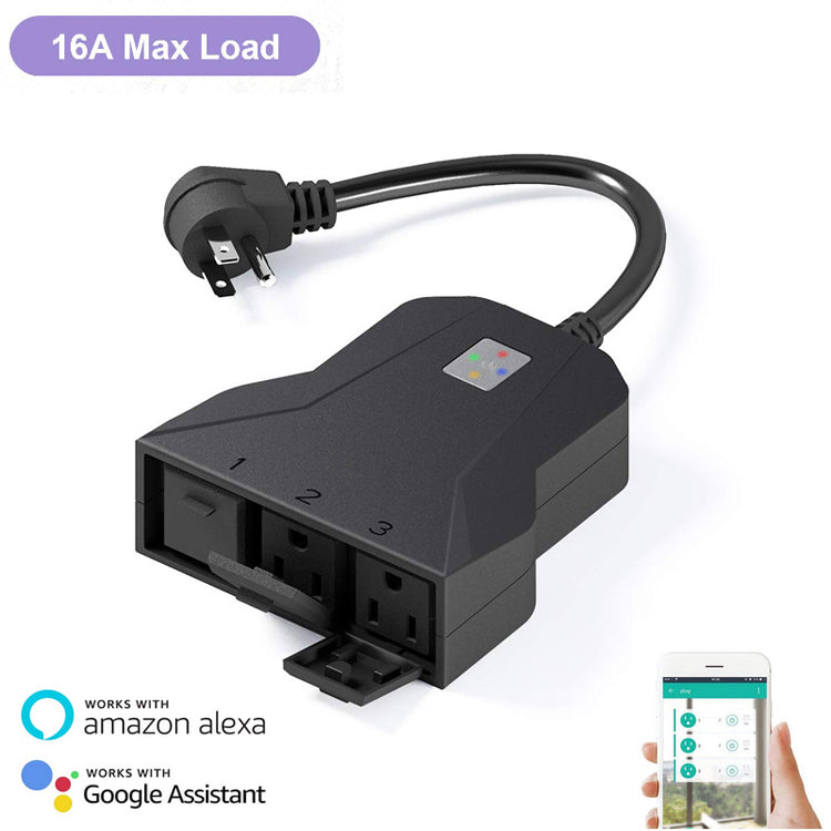 Xodo Wi-Fi Smart Plug Outlet 10A USB Connectors,Compatible w