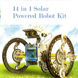 DIY Assemble 14-In-1 Solar Transformers Robot Kit