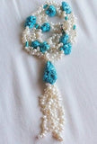 Turquoise Pearl Necklace