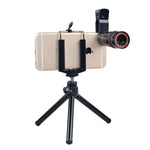 4 in 1 Camera Lens & Tripod for iPhone and Android Smartphones