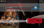 True Wireless Outdoor Bluetooth Speaker with Emergency LED Light