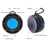 Portable Shower Speaker, IPX7 Waterproof Wireless Outdoor Speaker