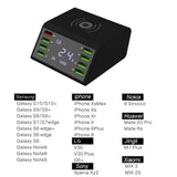 Wireless Smart Charging Station with 8 USB Ports