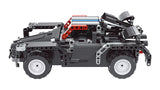 2 in 1 DIY Battery-Powered Semi Truck & Race Car with 4 Channel Remote & USB Rechargeable Battery