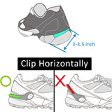 LED Luminous Lighting Shoe Clip Night Running Safety Sports Protect Warning Tool (Pink)
