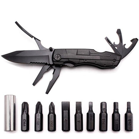 8-in-1 Multitool Pocket Knife & Pliers