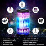 LED Bluetooth Speaker,Night Light Changing Wireless Speaker