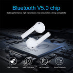 i12 Bluetooth 5.0 Wireless Earbuds With Fast Charging Case  in-Ear Built-in Mic Headset