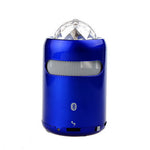 Portable Wireless Streaming Speaker with Party Lights, Blue