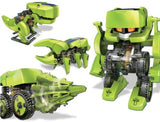 DIY Toy Outdoors Solar Powered 4-in-1 Transforming Robot Science Educational Kit