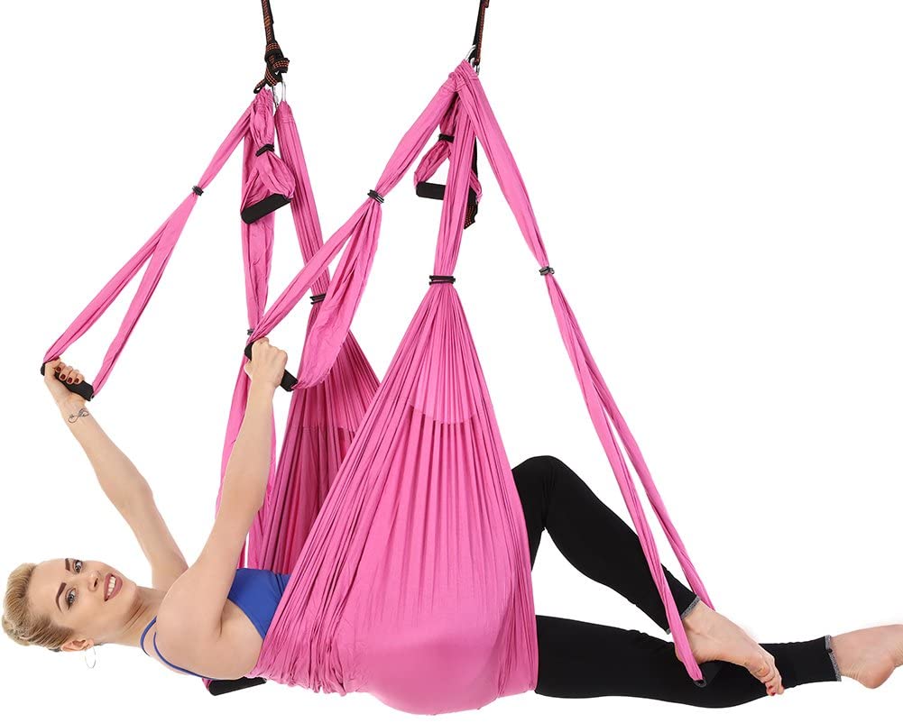 YOGABODY Yoga Trapeze (Official), Yoga Inversion Swing, Baby Pink :  : Sports, Fitness & Outdoors