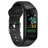 IP68 Waterproof Smart Activity Tracker with Heart Rate, Blood Pressure Monitor, Temperature Check